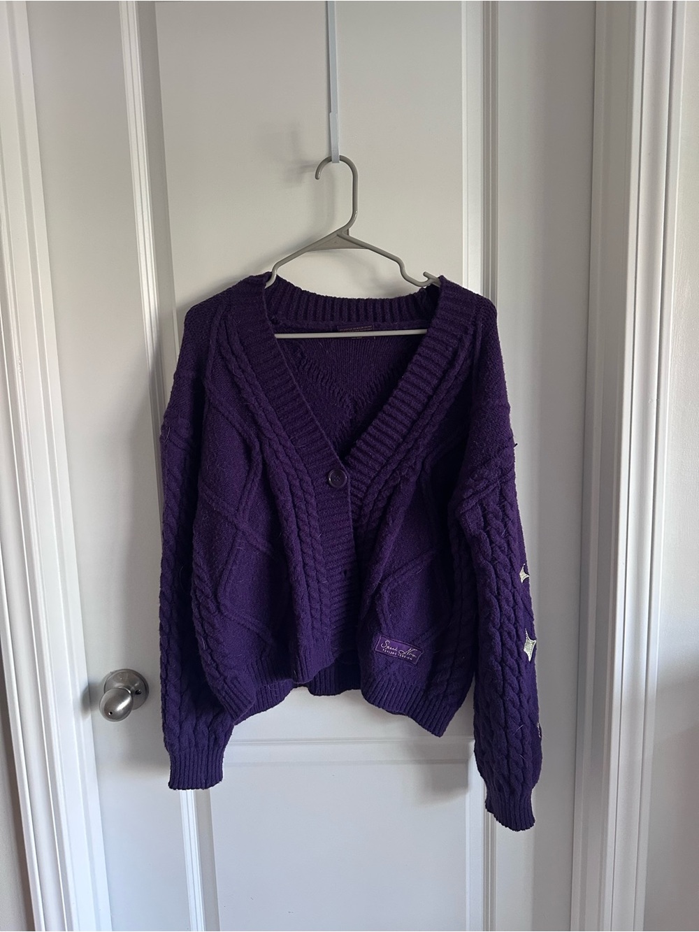 Taylor Swift Speak Now Cable-Knit V-Neck Cardigan